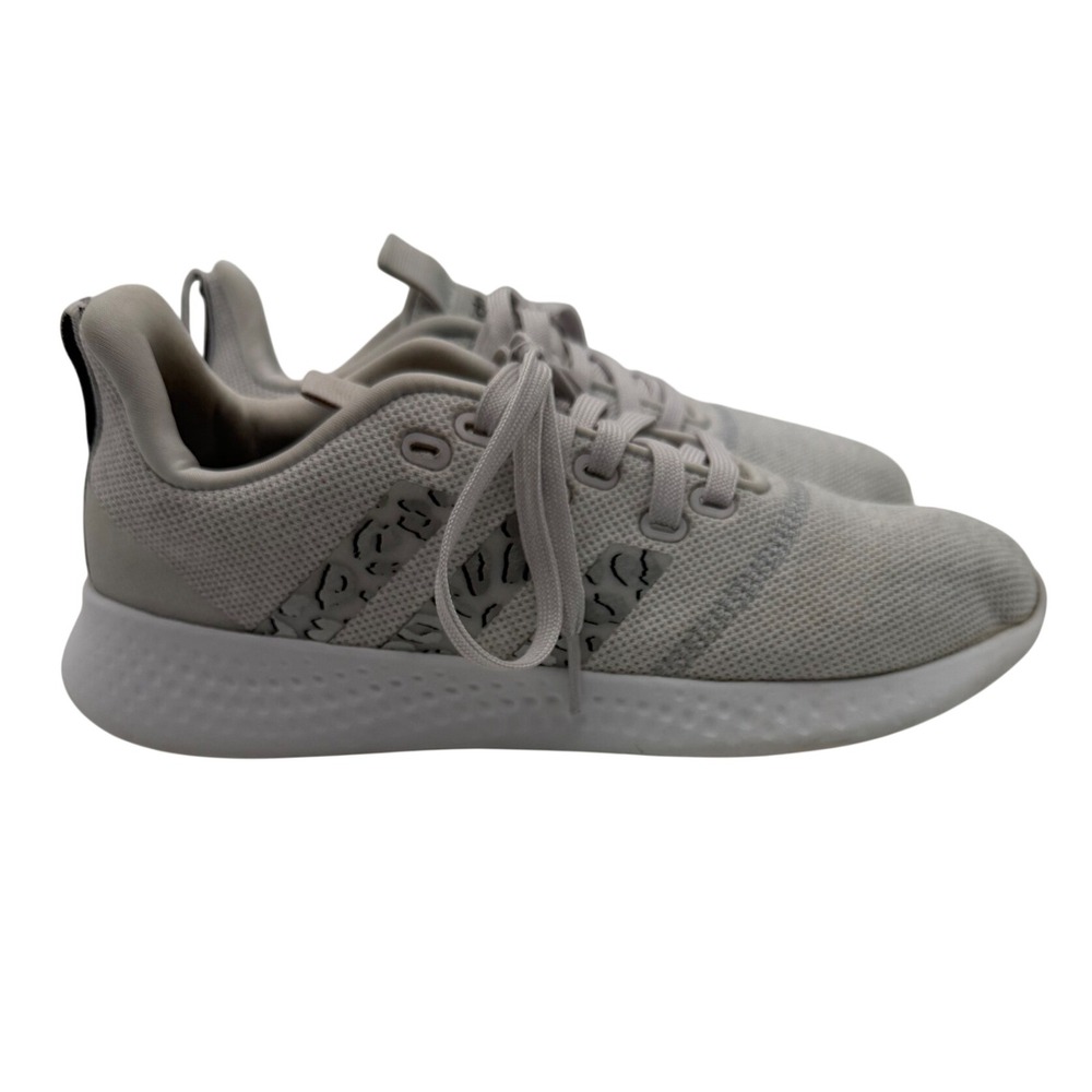 Adidas Puremotion Leopard Print Running Shoes Women's Size 8 Grey Walking Gym